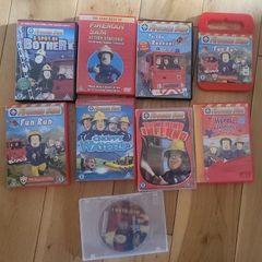 Free Fireman Sam DVDs x9