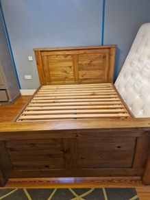 Wooden King Size bed frame