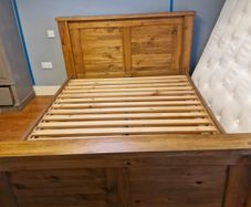 Wooden King Size bed frame