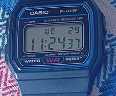 Casio Black F-91W