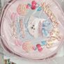 Flower Knows Never's Shop Collection Round Cookie Pink Shoulder Crossbody Bag Image 5