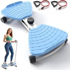 Ab Machine, Waist Twister Exercise Machine & Abdominal Twister Board 380LBS Capacity, 20dB Ultra-Quiet, Non-Slip Home Gym Equipment for Core & Stomach Workout