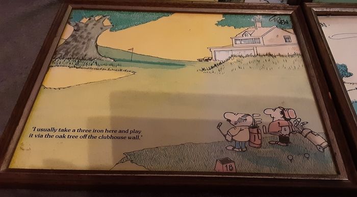 four collectable golfing pictures