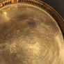 Lovely round tray Mid 20th Century Indian -Decorative Etched EPNS Brass Image 5