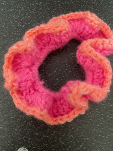 crocheted scrunchies