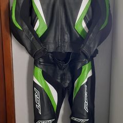 RST TracTech Evo 4 Two Piece Leather Suit Kawasaki Ninja Green (not Alpinestars Furygan Dainese)