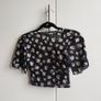 Pull&Bear floral crop top Image 2