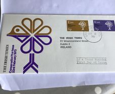 1970 Irish Times First Day Cover - Conservation Year issue