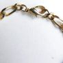 Vintage Retro Gold Plated T Bar Curb Chain Bracelet Image 3