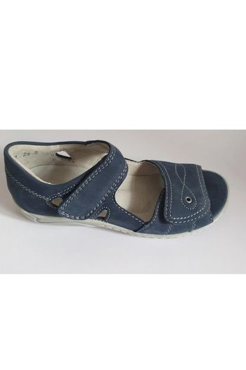 Waldlaufer Hilena Blue Nubuck Leather Wide Fit H Sandals UK 2.5 EU 35.5 BNIB  CAN POST