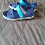 Blue croc sandals size 12 Image 3