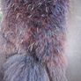 Art Deco 4ft Real Black Fox Fur Stole(Super Rare) Image 4