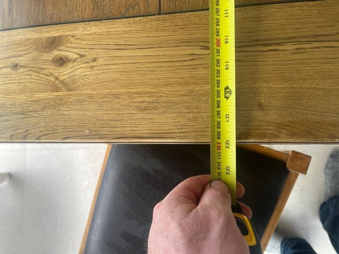 Glass table top