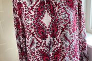 Part Two Wine / Red Loose fitting top - Size 12