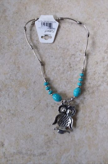 Fashion Jewellery Owl Pendant Necklace