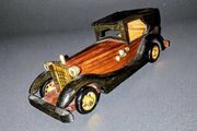 Large wooden model car