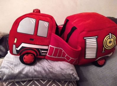 Fire truck costume age 2 to 5 years.