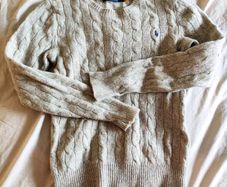 Classic Polo Ralph Lauren Cable Knit Sweater XS