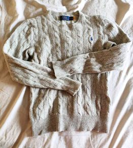 Classic Polo Ralph Lauren Cable Knit Sweater XS