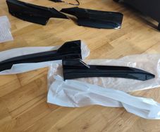 BMW F30 car parts, front and rear bumper splitters, interior centre trim cover