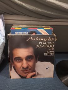 Placido Domingo With John Denver - Perhaps Love (LP, Album) Vinyl