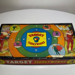 Berwicks Target Tiddlywinks (BER-05v2) - Vintage Yellow Pot Variant COMPLETE