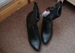 Black Boots with Mid Heel - Size 5