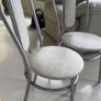 4 Light grey kitchen chairs Image 2