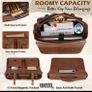 Mens Brown laptop bag Image 4