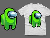Lime green impostor among us t-shirt impostor t-shirt