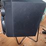 sharp large powerful speakers and stands Image 3
