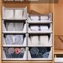 Organize Clapboard rack Wardrobe Storage Partition rack Image 2