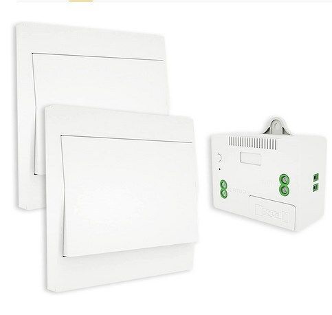 MOES Wireless Light Switch Kit, Kinetic Switch, No Wiring No Battery Easy Installing, Outdoor Remote Control