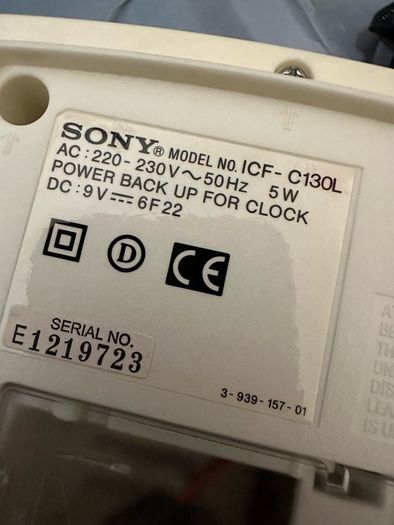 Sony Dream Machine Clock Radio