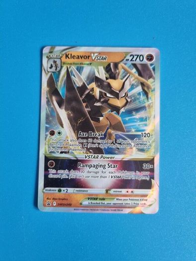 Kleavor Vstar SWSH Black Star Promo Pokemon Card