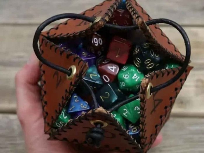 D&D dice pouch