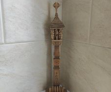 Wood Carved Catholic Statue 45 cm