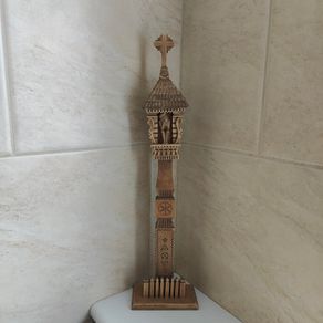 Wood Carved Catholic Statue 45 cm