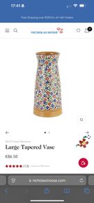 Nicholas Mosse large wild flower meadow vase