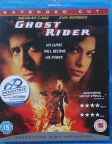 Ghost Rider (Extended Cut) (Marvel) [2007] Nicolas Cage, Eva Mendes, Wes Bentley, Sam Elliott, Donal Logue, Matt Long & Peter Fonda [Blu-ray Movie]