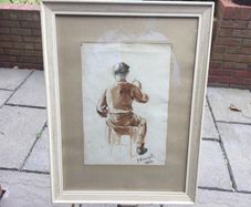 Art - Original J. Haugh Watercolour.
