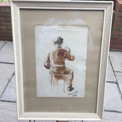 Art - Original J. Haugh Watercolour.