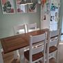 solid wood dinning table and chairs Image 8