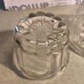 Vintage 2 Victorian Glass Jelly Moulds one have a chip. Image 9