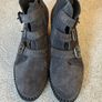 Paul Green Soho Studded Moto Ankle Boots in grey Suede UK 7 Image 2