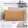 Brand New TAN. TOMI pillowcase 40x60, pillowcases corduroy plain set of 2, Image 4