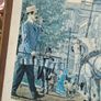 Large Vintage 1960s Pabst Blue Ribbon Framed Cardboard Advertising Showcard featuring a classic Beer horse-drawn delivery wagon Image 6