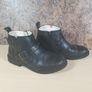 Girls womens Clarks boots Size UK 3.5 EU 36 Black leather Image 9