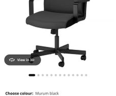 IKEA Millberget Office Chair Black
