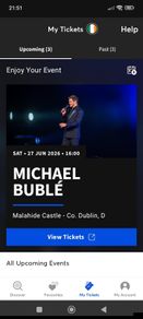 Michael Buble 4 tickets